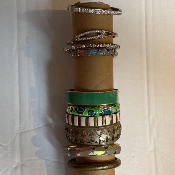 !! SALE !! Bunch of Bangles / Bracelets Bundle of 12 - Picture 2 of 11